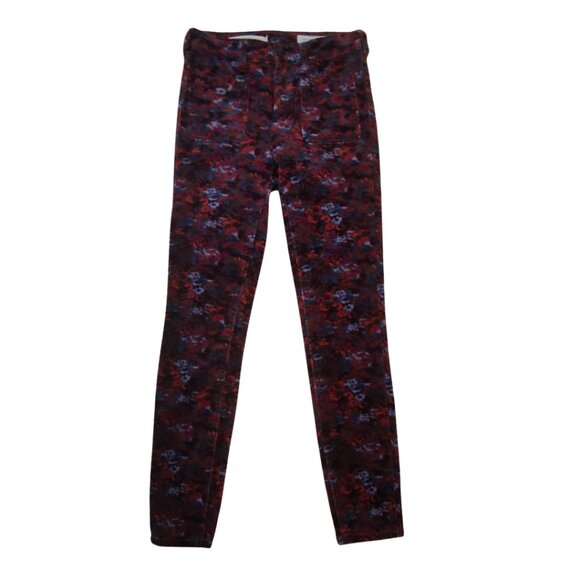 Pilcro and the Letterpress Floral Corduroy Pants - Picture 1 of 16